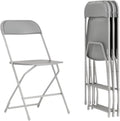 Flash Furniture Hercules Plastic Folding Chair 4-Pack - Durable Event