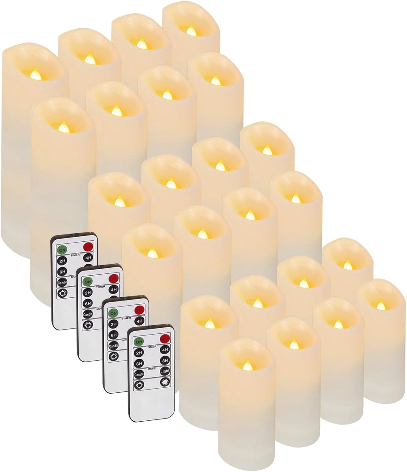 Enido 24 Pc Flameless LED Candles for Cozy Home Decor
