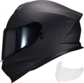 Motorcycle Full Face Dual Visor Helmet A8 DOT Approved - Street