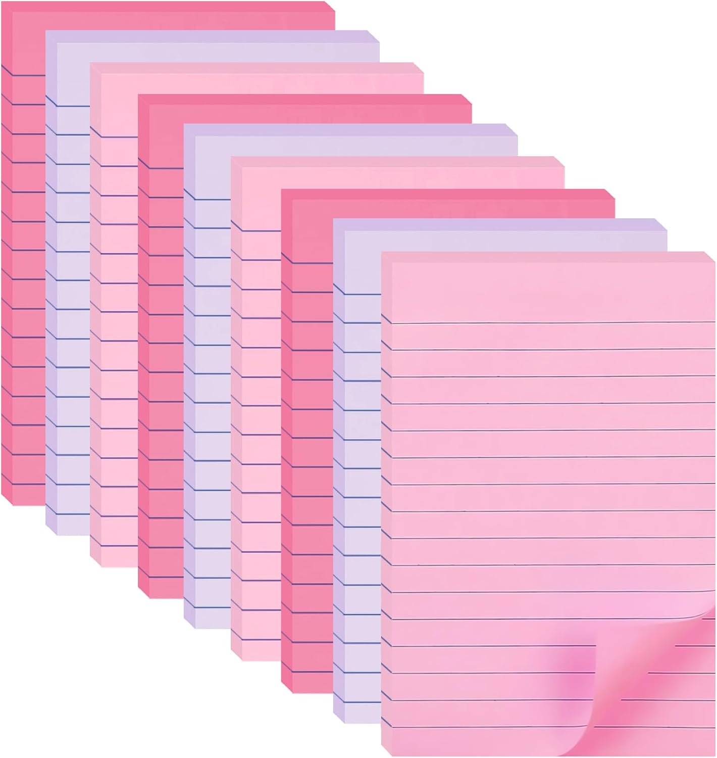 Colorful 4x6 Sticky Notes - Strong Adhesive!