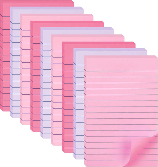 Colorful 4x6 Sticky Notes - Strong Adhesive!