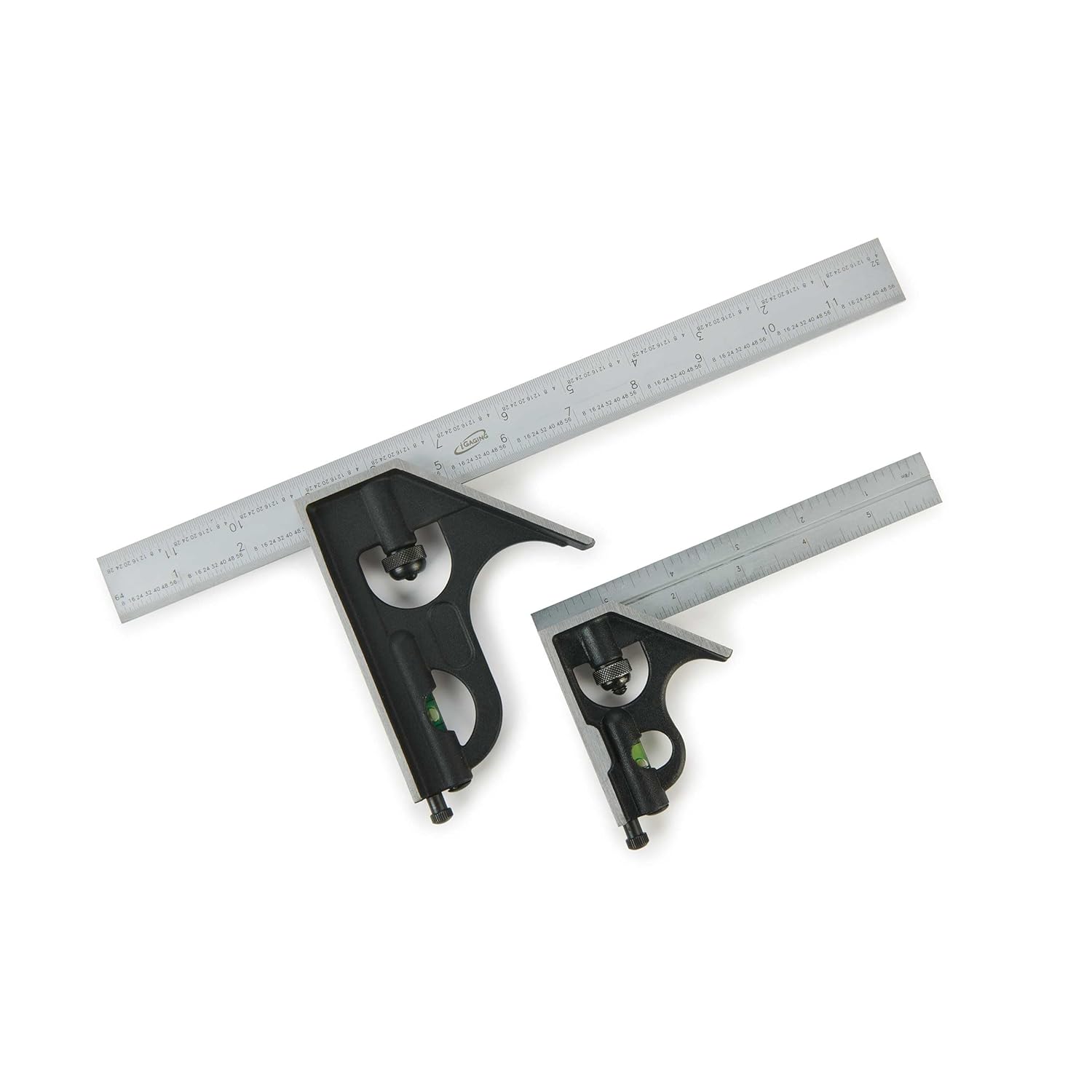 iGaging Combination Square Set 6in & 12in High Precision Tools