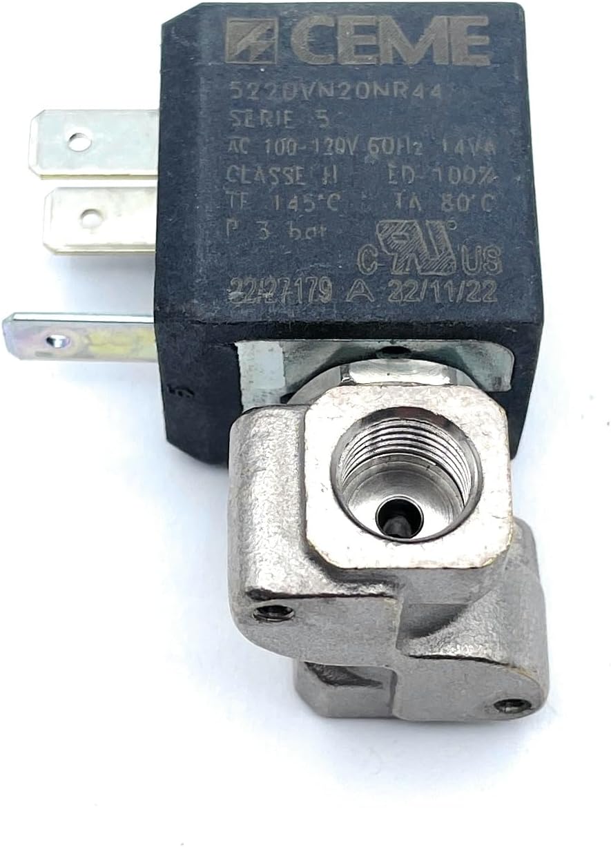 MacMaxe 2 Way Solenoid Valve | CEME 5220VN20NR44 Replacement for Breville Espresso