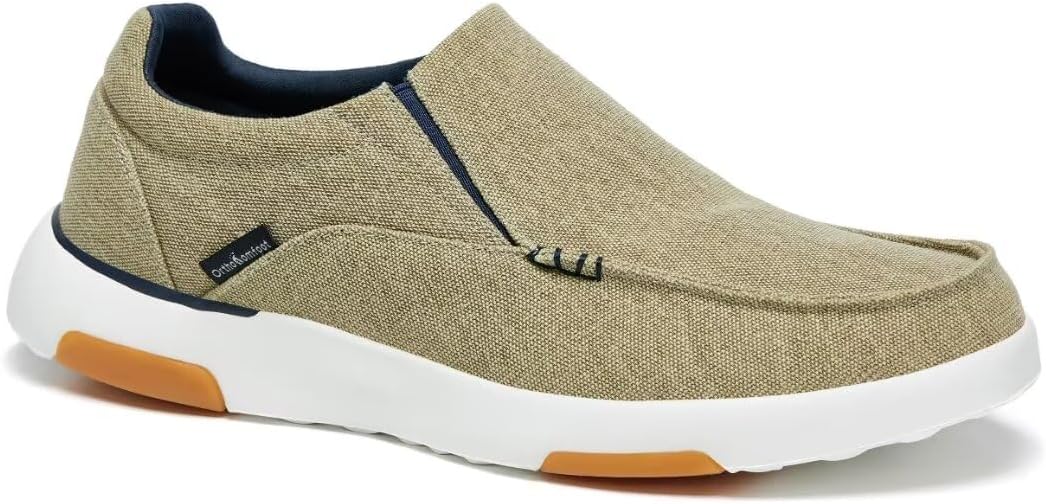 OrthoComfoot Men's Orthopedic Slip-On Shoes for Foot Pain Relief