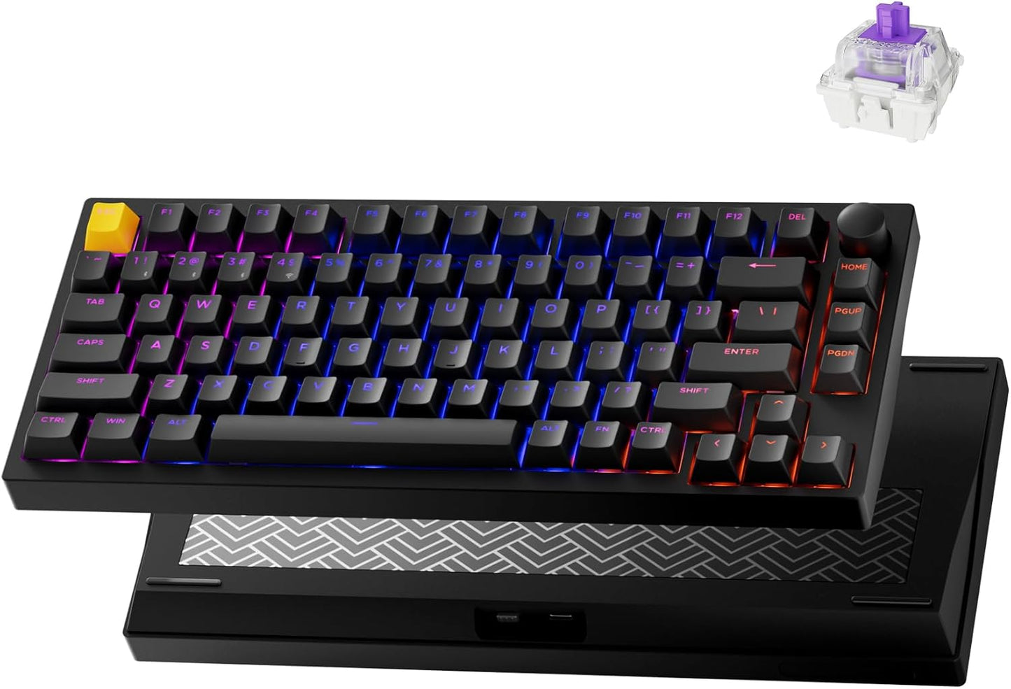 LEMOKEY P1 HE 75% Wireless Custom Mechanical Gaming Keyboard