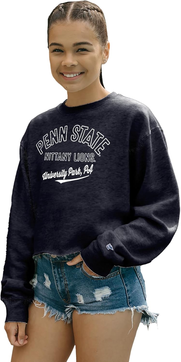Penn State Nittany Lions Women's Crop Crewneck Sweatshirt