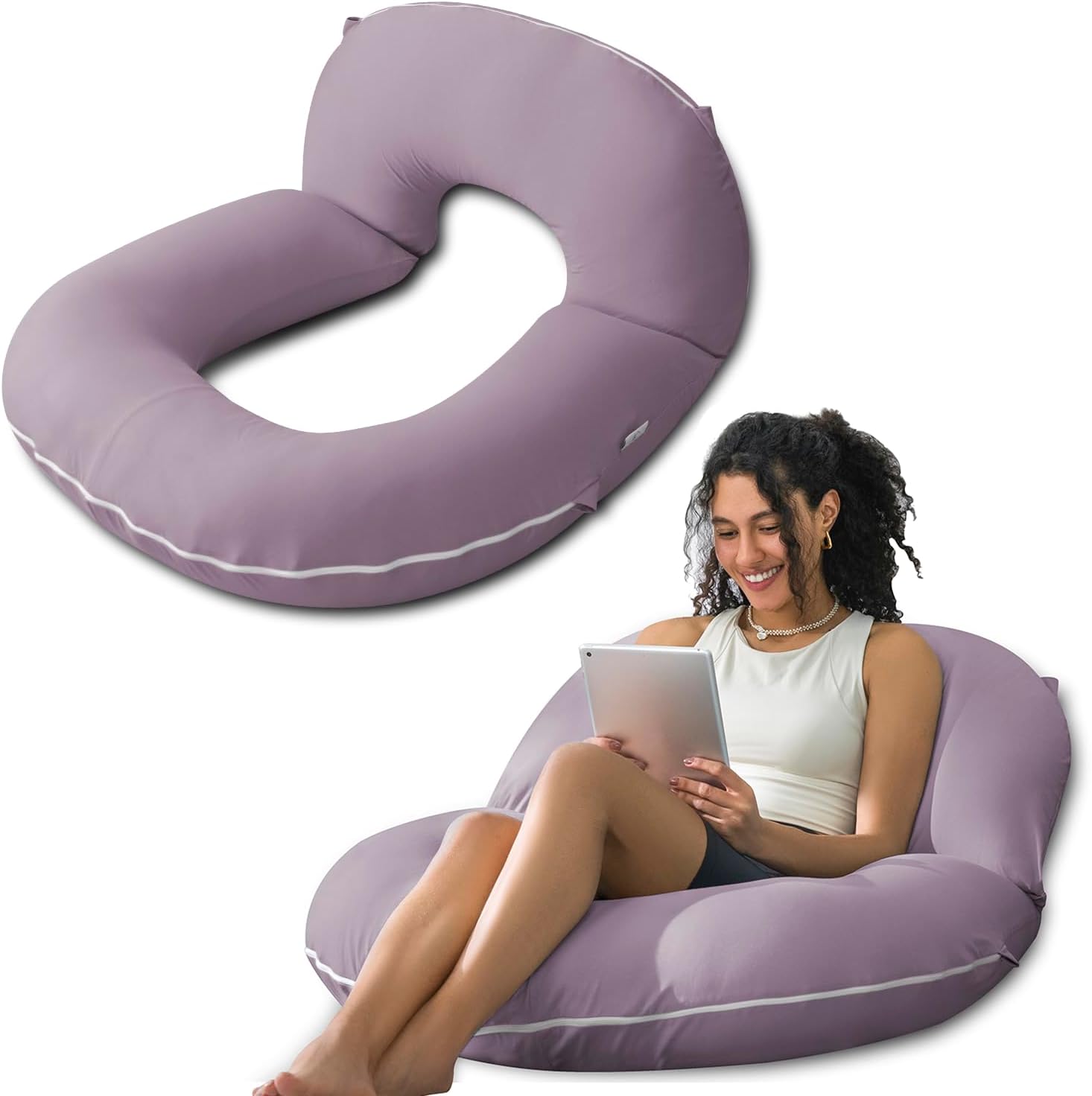 INSEN Reading Pillow for Sitting in Bed - Comfort & Support