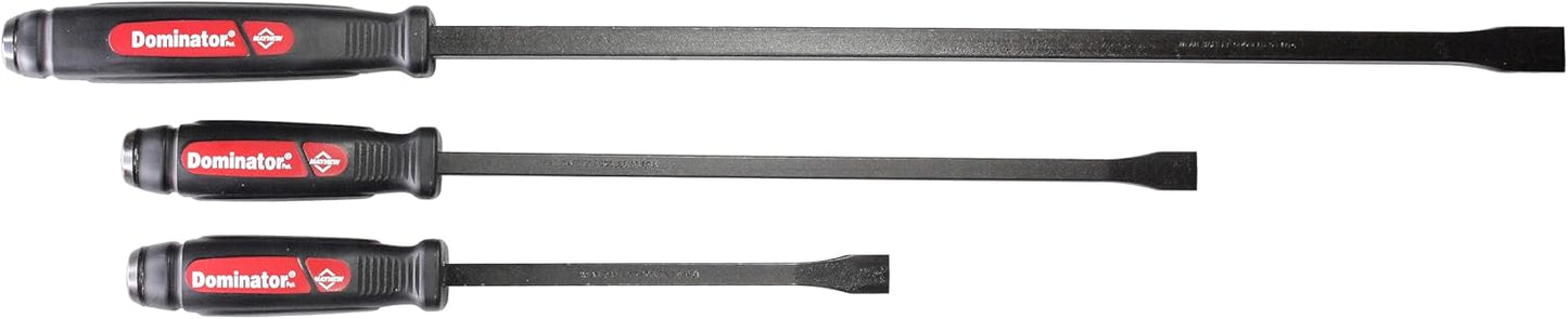 Dominator Pry Bar Set by Mayhew Tools - 3-Piece Black Oxide