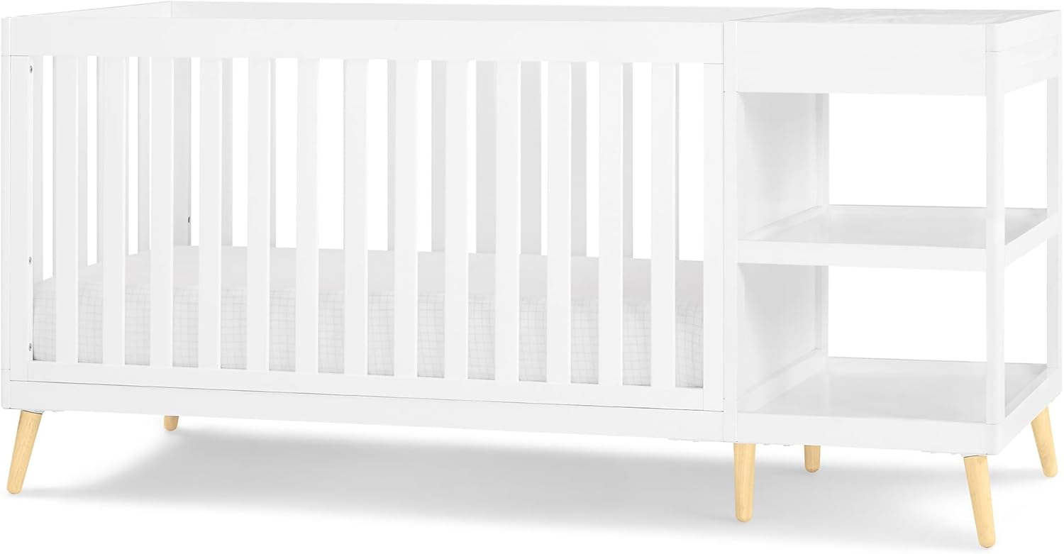 Delta Children Essex 4-in-1 Convertible Crib and Changer
