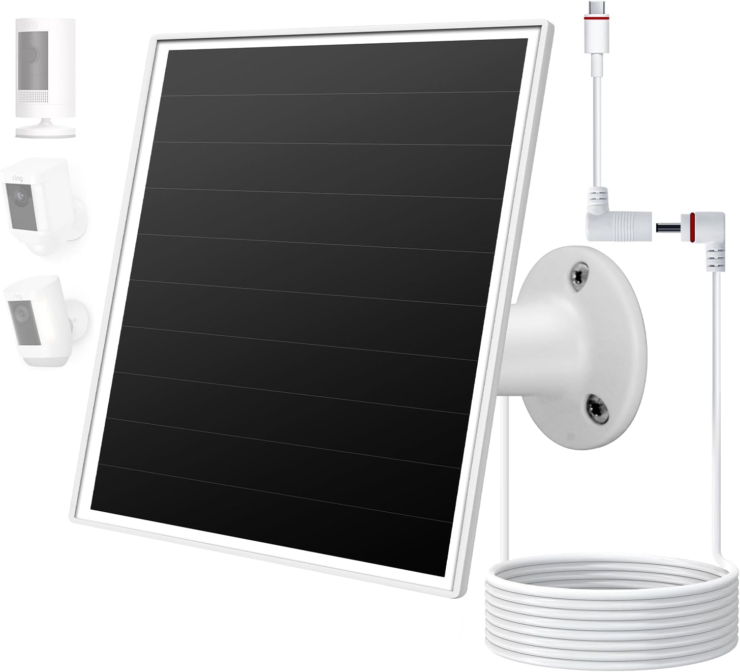 Fast Charge Solar Panel for Ring Camera