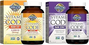 Garden of Life D3 Vitamin Code Whole Food Raw D3 Supplement