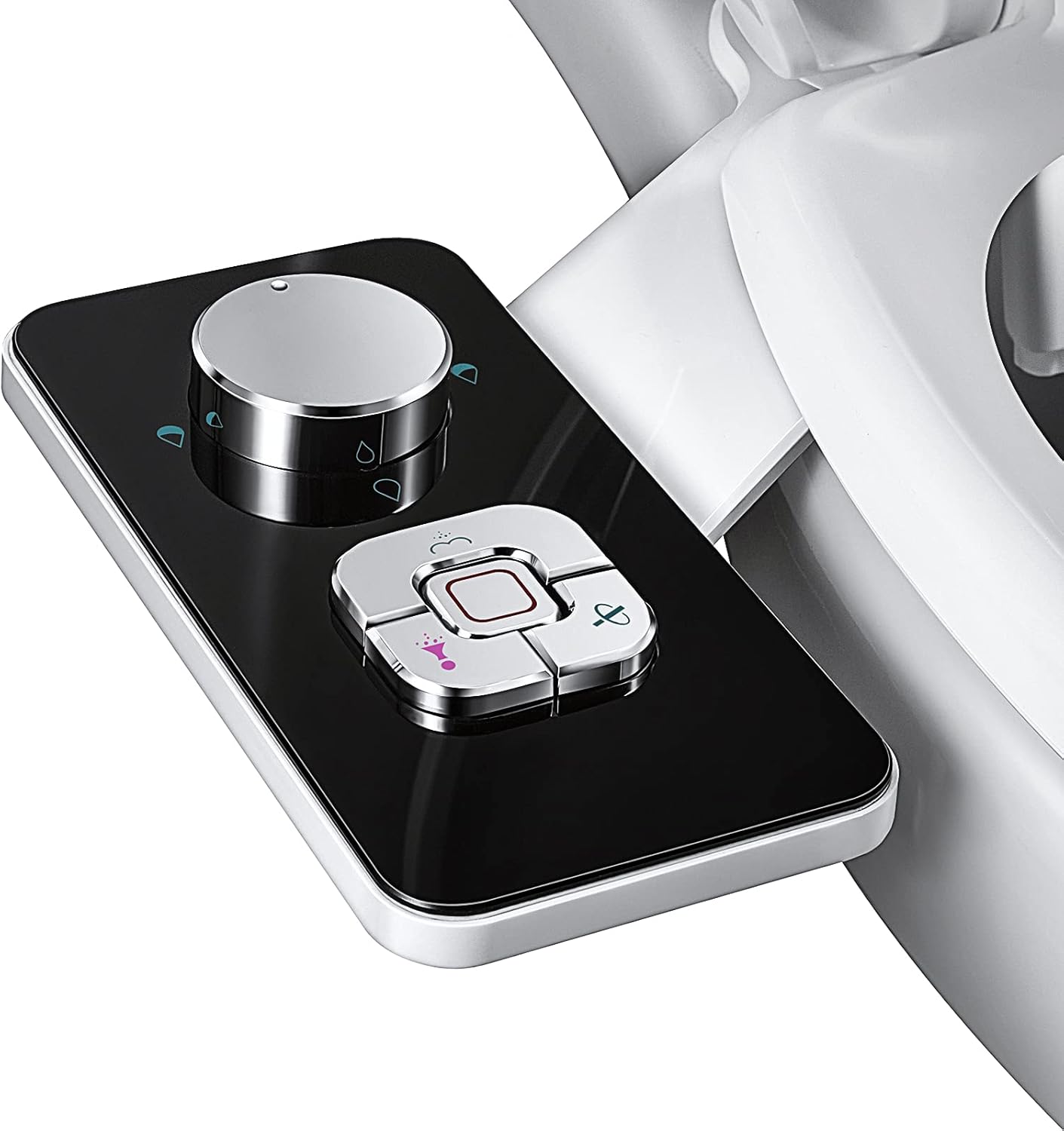 Non-Electric Cold Water Bidet Attachment with Dual Nozzles
