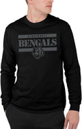 Carolina Panthers Stencil Block Long Sleeve T-Shirt (Style R6M4)