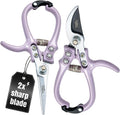 Modern Sprout Hand Pruners & Shears Set - Lightweight Lavender