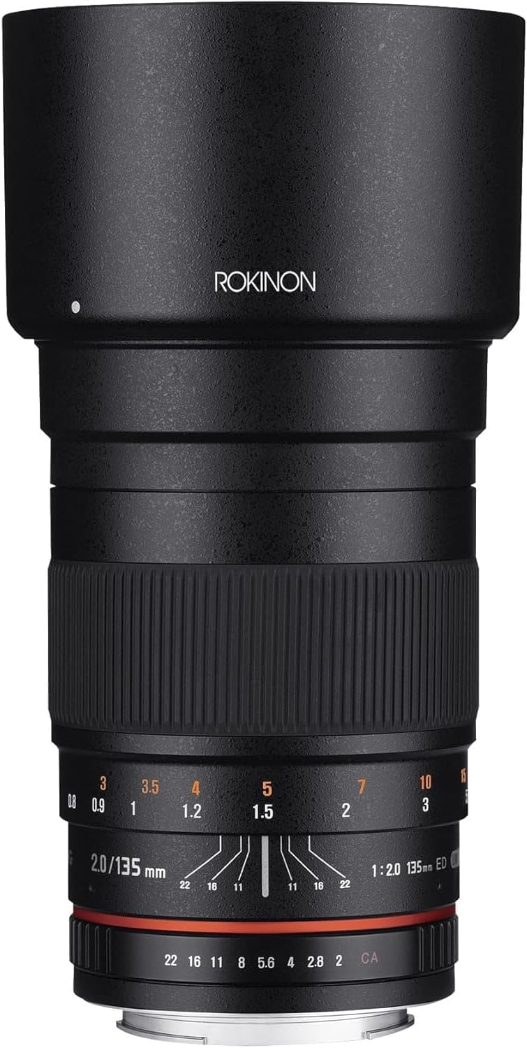 Rokinon 135mm F2.0 ED UMC Telephoto Lens for Nikon Cameras