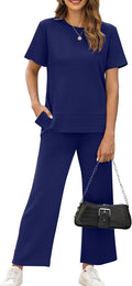 XIEERDUO Women's 2 Piece Lounge Set for Travel and Comfort