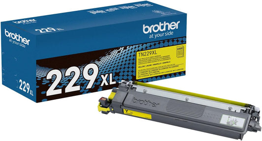 Brother TN229XLY Yellow Toner - 2,300 Pages Yield