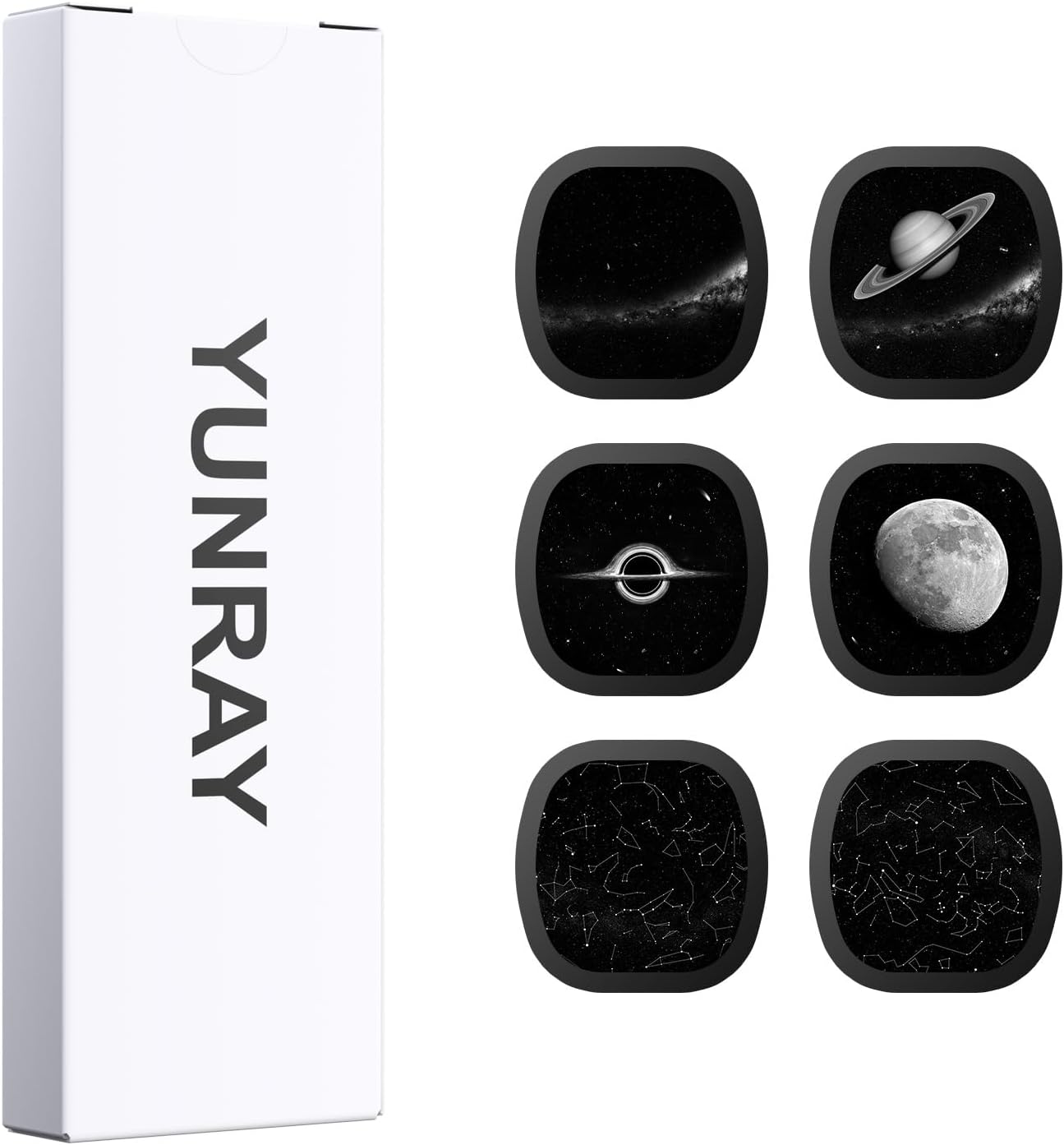YUNRAY Galaxy Projector Disc Set for Stunning Night Sky Displays