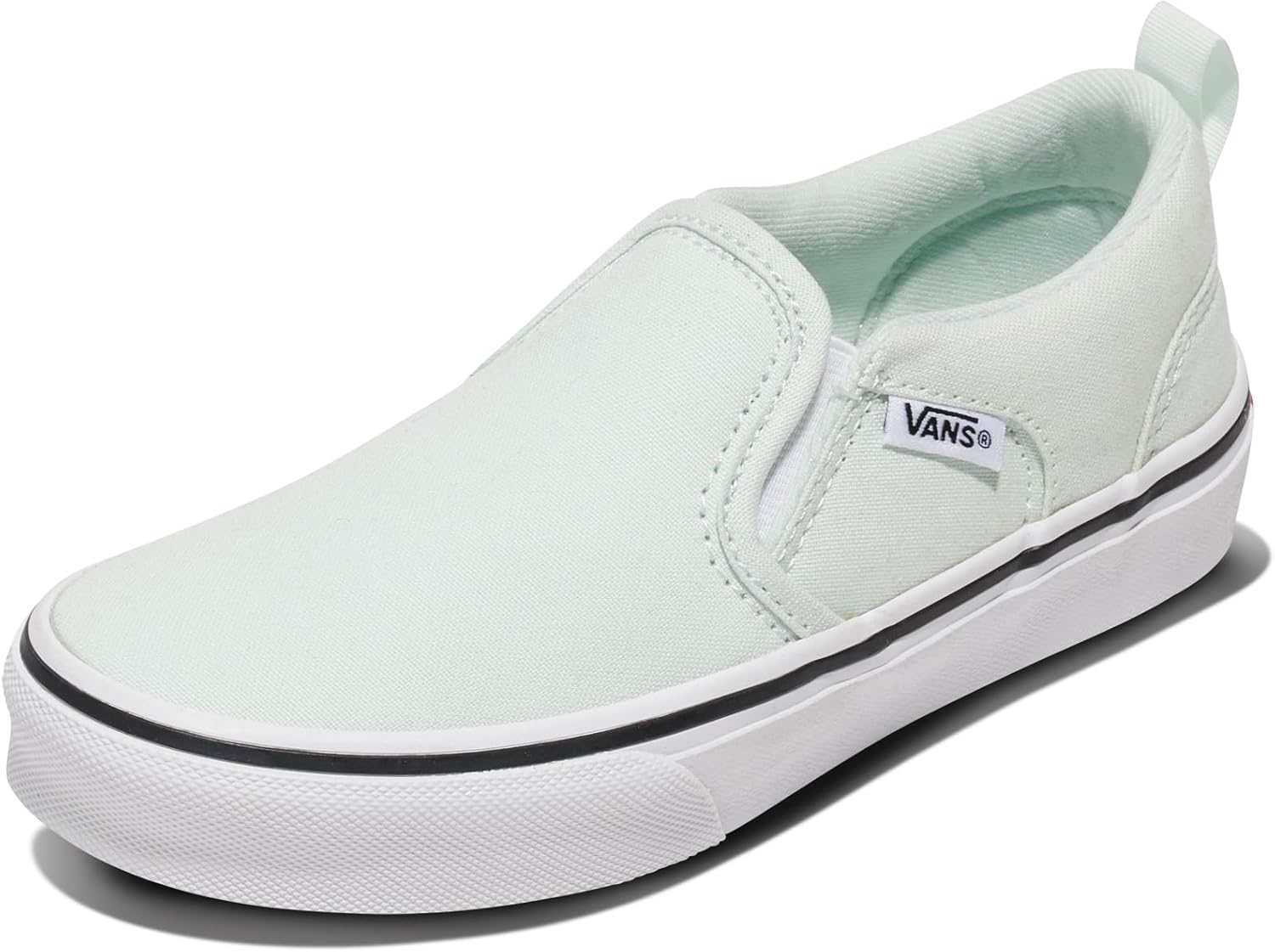 Vans Girls' Asher Slip-On Shoe for Everyday Style and Comfort