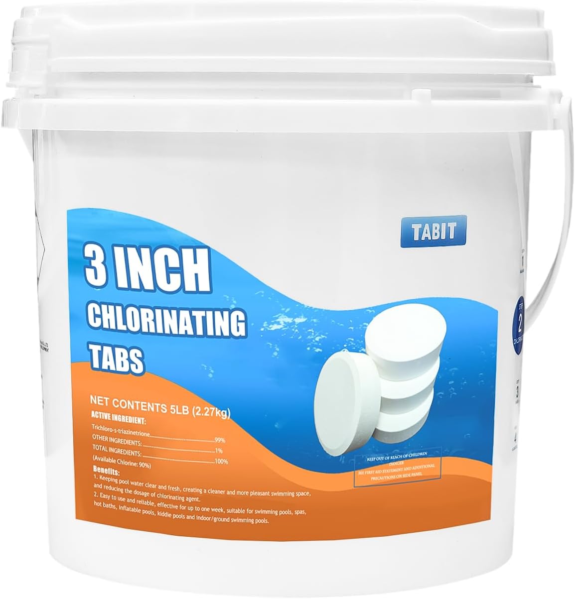 Chlorine Tablets 3 inch for Swimming Pool and Hot Tubs