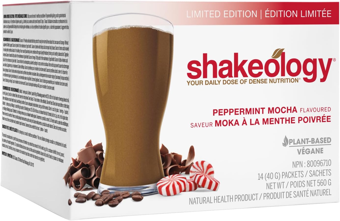 BODi Shakeology Peppermint Mocha Protein Powder for Weight Loss