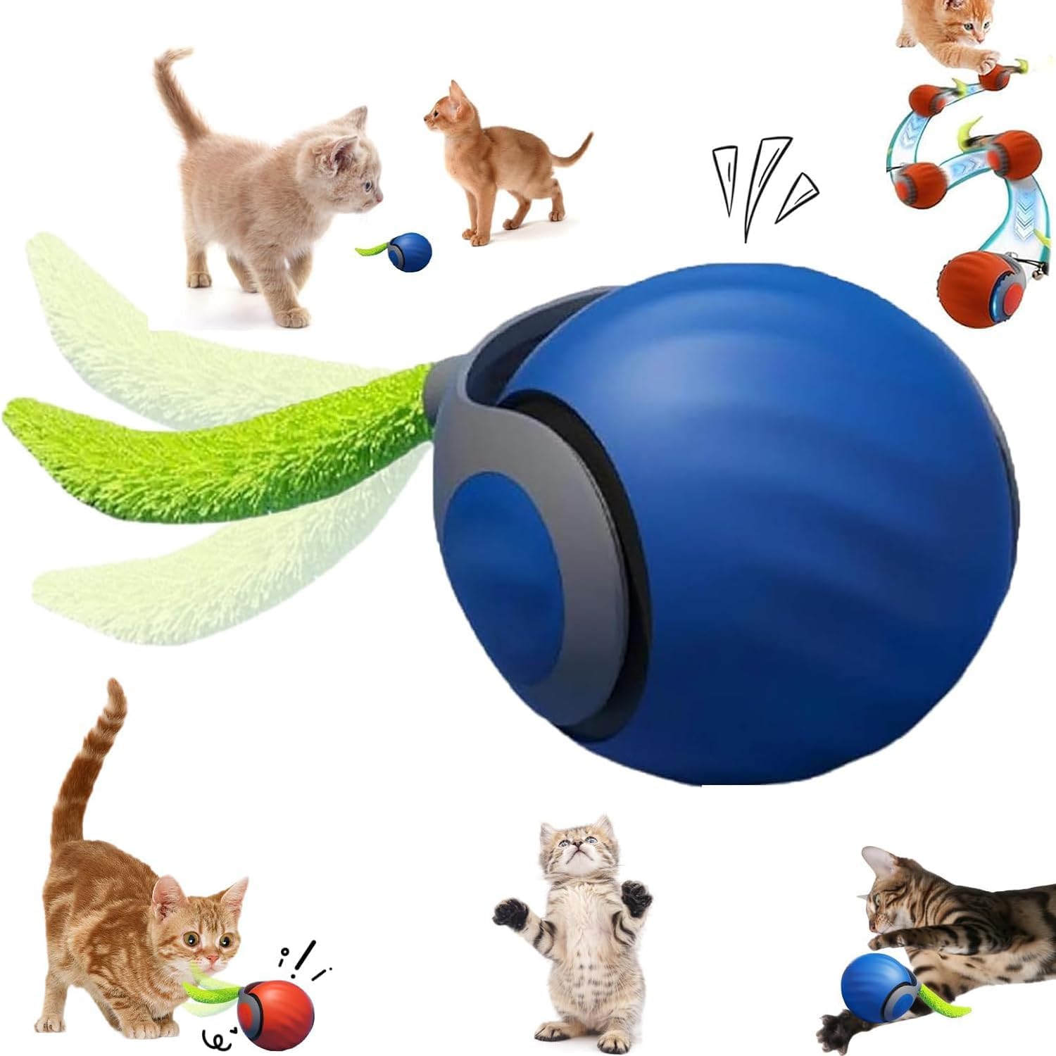 Interactive Speedy Tail 2.0 Cat Toy - Two Speeds!