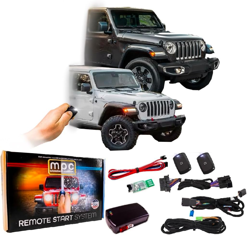 MPC Remote Start for Jeep Wrangler 2018-2025 - Easy Setup