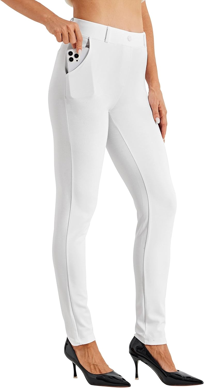 Willit Women's Yoga Dress Pants for Office and Casual Wear
