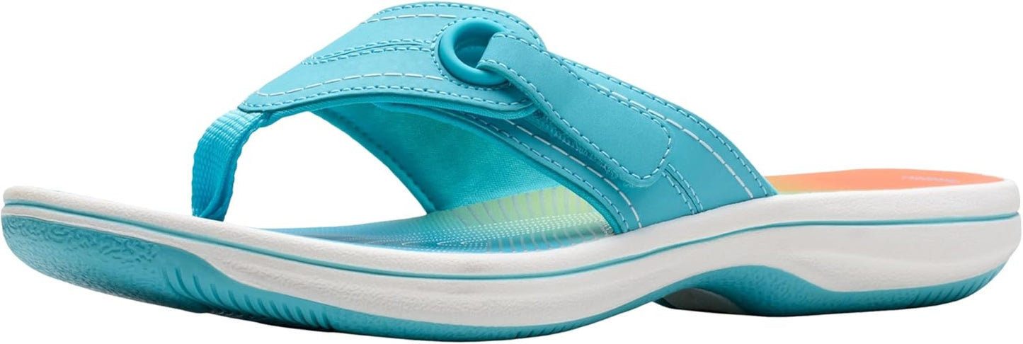 Clarks Women's Breeze Reyna Flip-Flop for All-Day Comfort