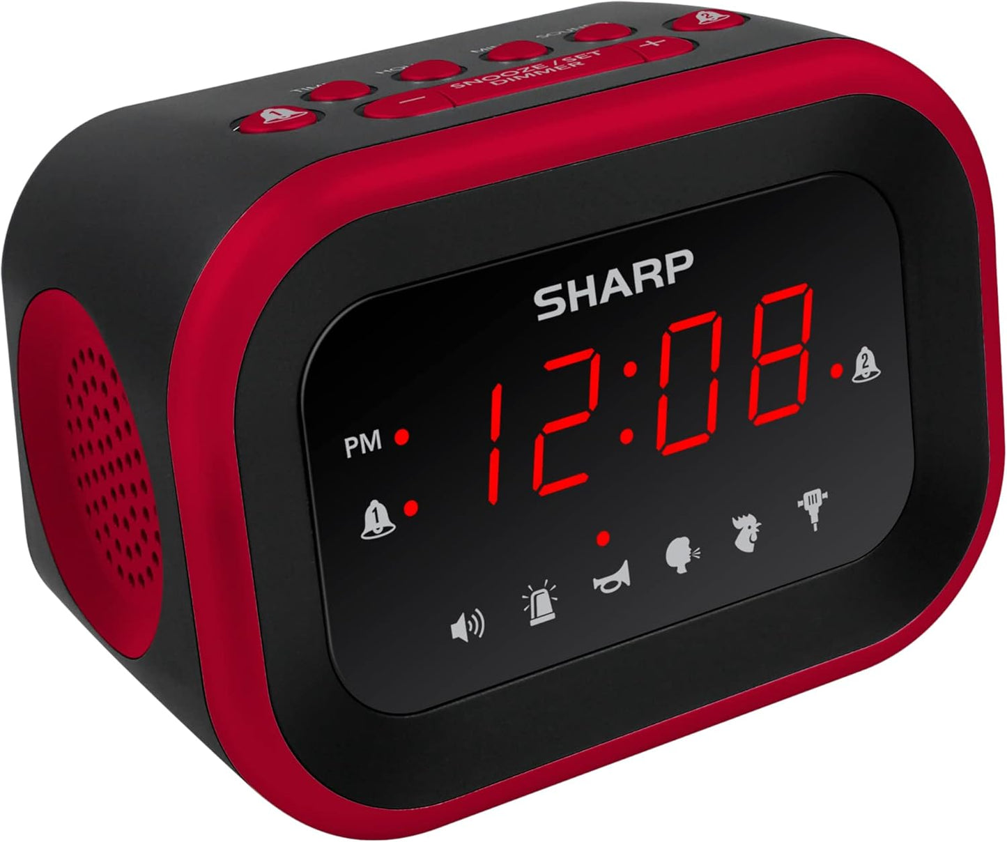 Sharp Big Bang Super Loud Alarm Clock for Heavy Sleepers