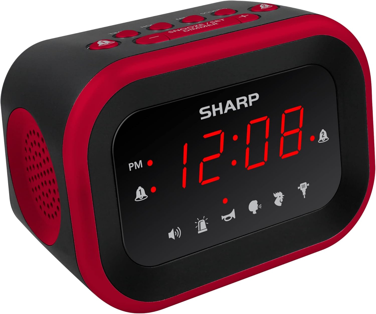 Sharp Big Bang Super Loud Alarm Clock for Heavy Sleepers