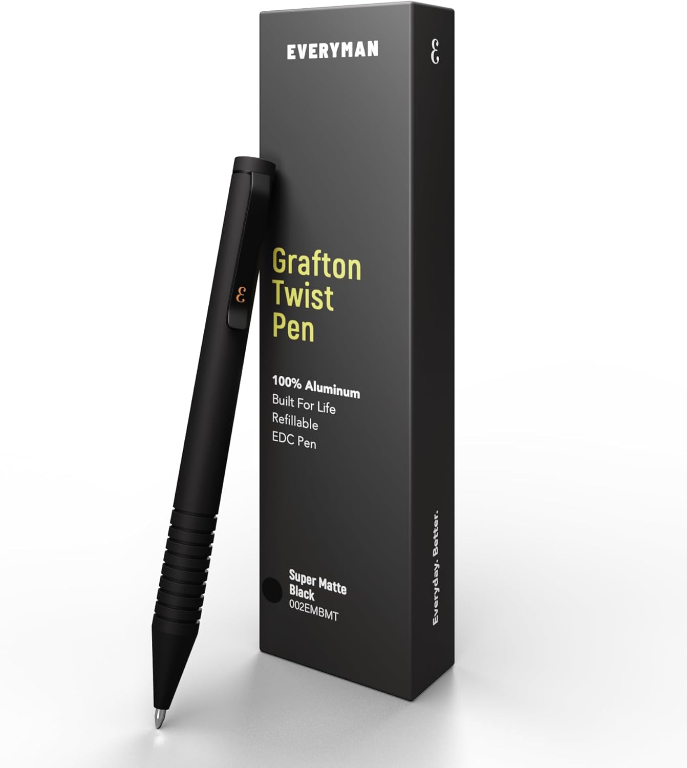 Everyman Super Matte Mini Twist Pen for Travel & Office Use