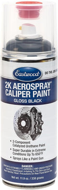 2k Aerosol Caliper Paint Gloss Black - Durable High-Heat Finish