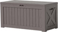 Patiowell 120 Gallon Large Deck Box - Lockable Outdoor Storage