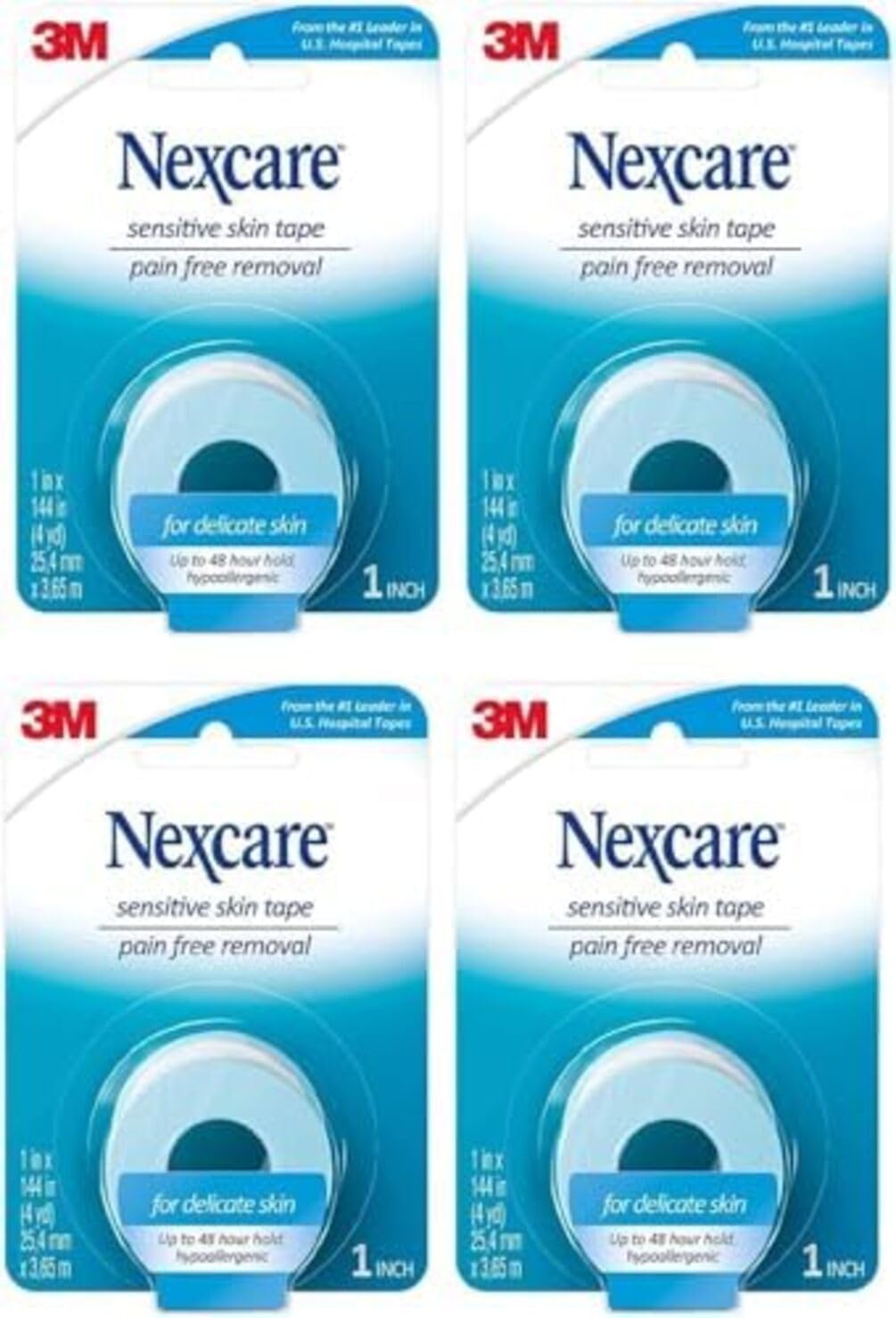 Nexcare Sensitive Skin Low Trauma Tape for Pain-Free Removal