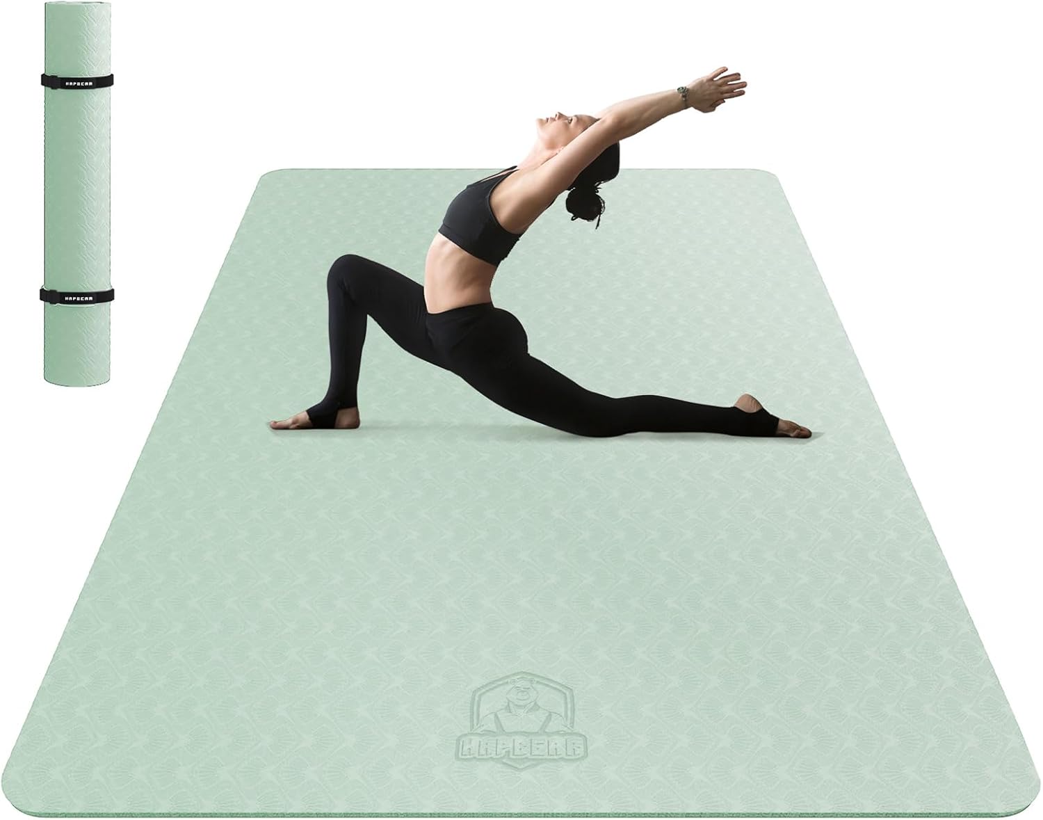 Extra Large Yoga Mat for Home Workouts - Non-Slip & Durable