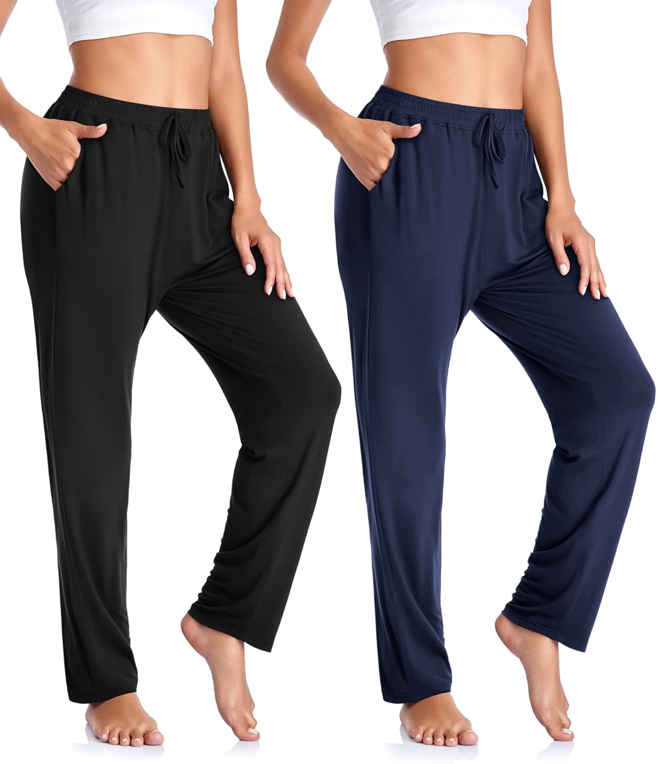 ASIMOON Women's Yoga Pants Soft Comfy Stretch Casual Athletic