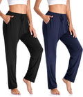 Women's Rayon Stretch Yoga Pants with Pockets - Soft Wide Leg