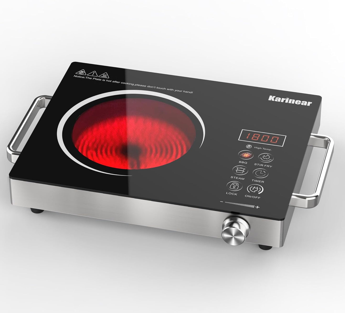 Karinear Portable Electric Stove 110V for Efficient Cooking