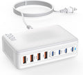 USB C Charger Block 200W GaN 8-Port Charging Station - Fast