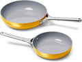 Nonstick Fry Pan Duo in Marigold - 8in & 10.5in Ceramic Pans