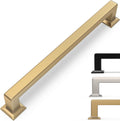10 Pack 7-1/2 in Cabinet Pulls Champagne Bronze - Durable Kitchen