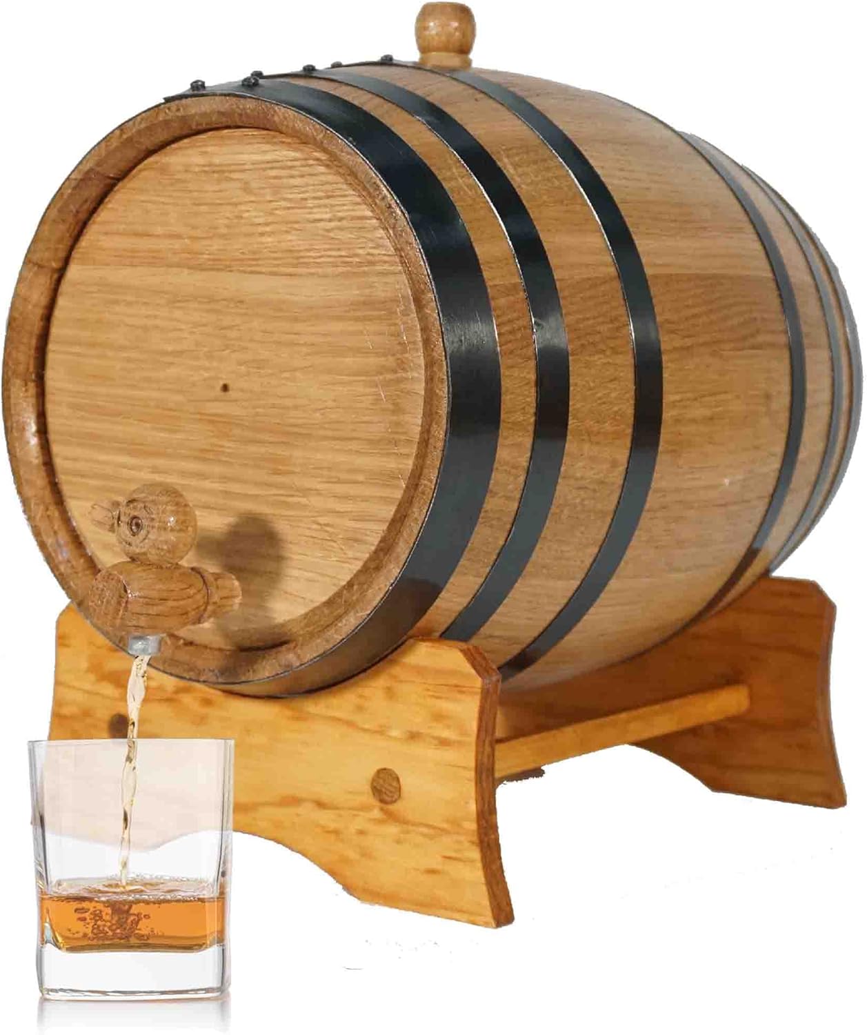 3 Liter Oak Aging Barrel for Whiskey and Wine Enthusiasts