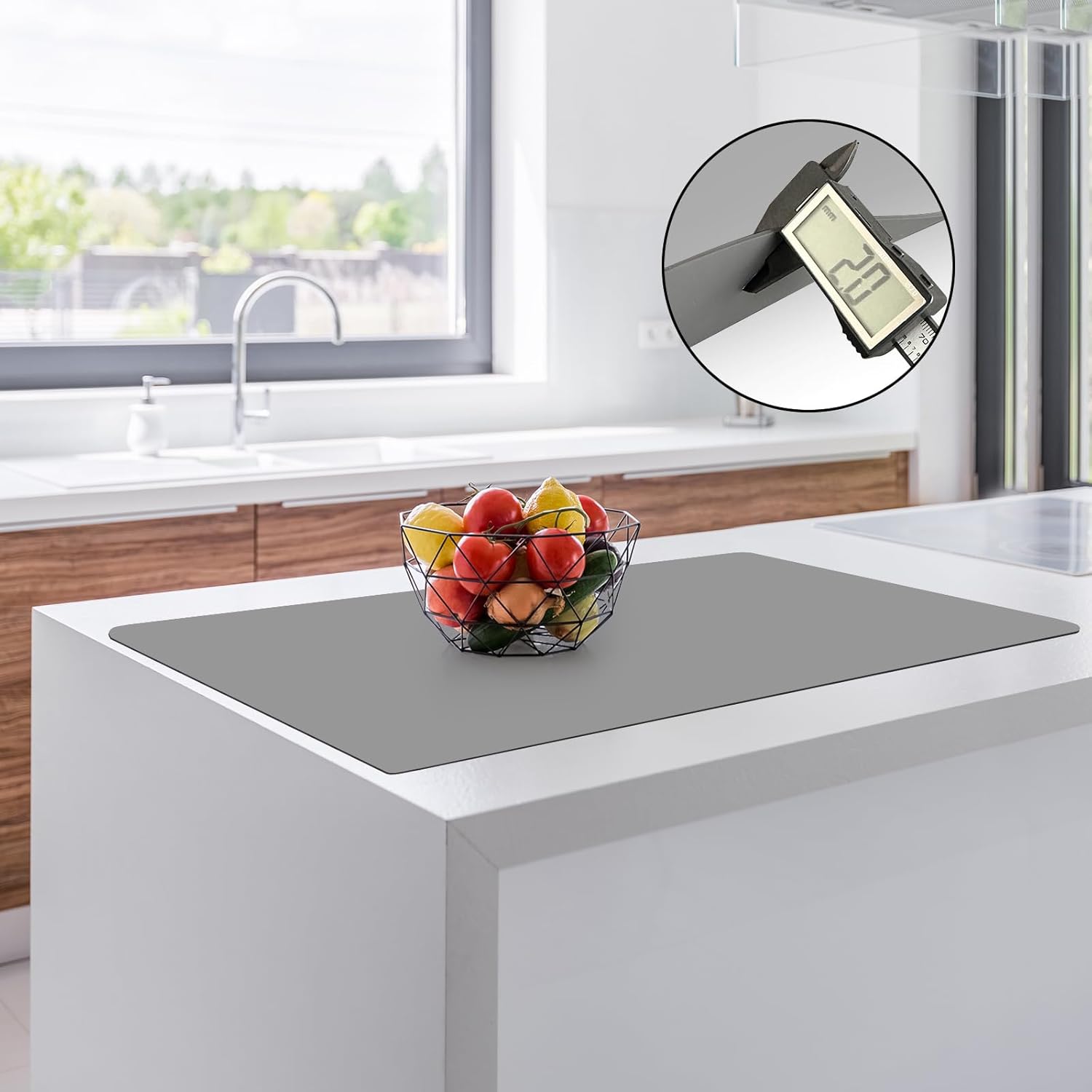 2MM Thick Silicone Countertop Mat for Kitchen Protection