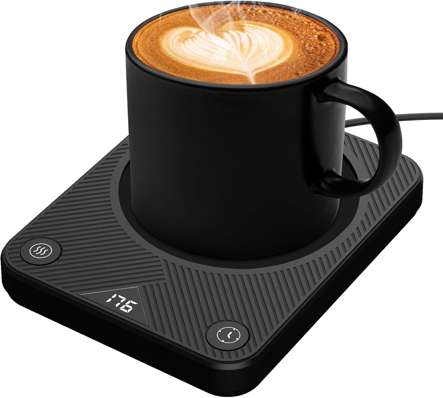 Ahomxin Mug Warmer: 3 Temp Settings, Auto Shut Off!