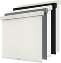 Beige Cordless Blackout Roller Shades 63in x 72in - Free-Stop