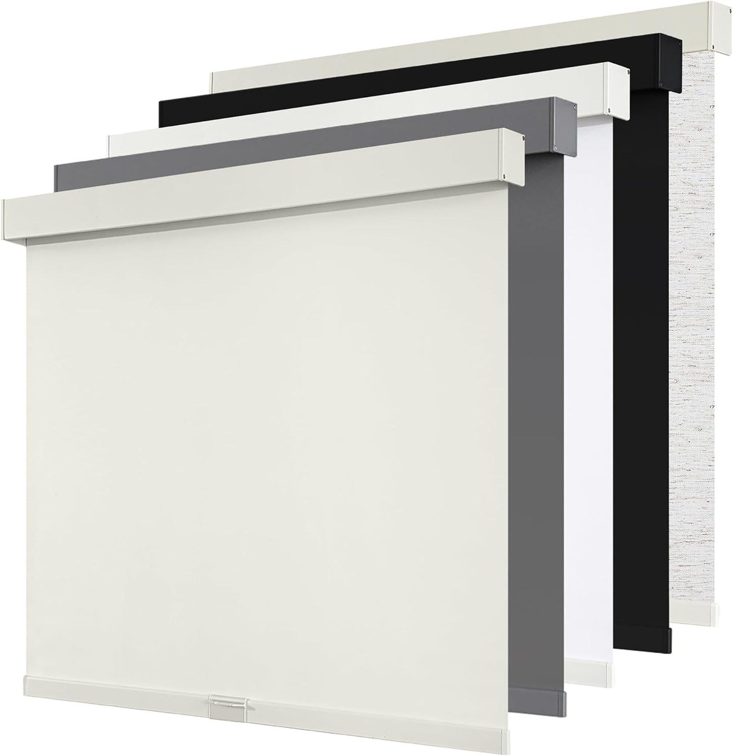 Cordless Blackout Roller Shades for Windows with Valance