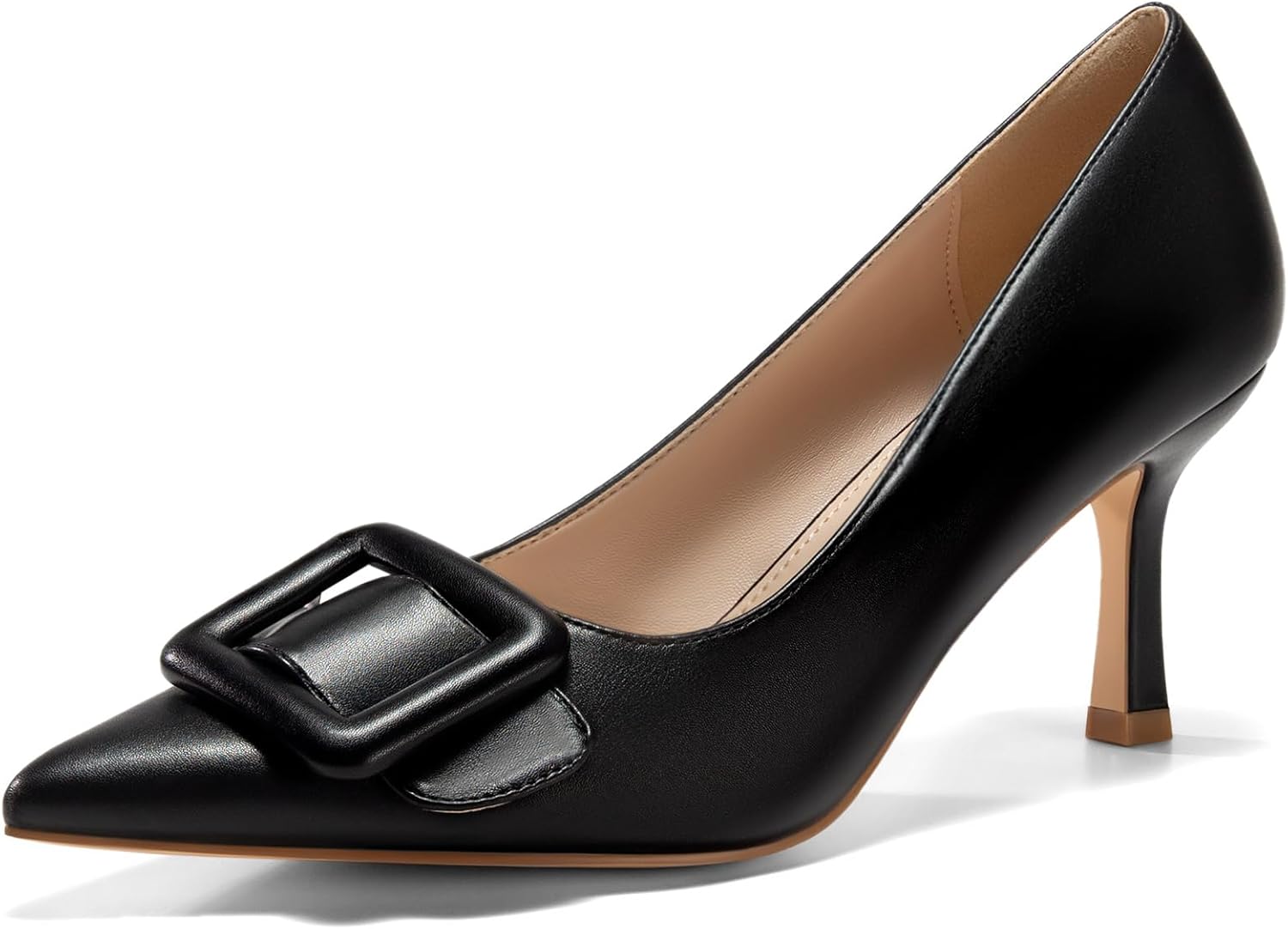 Coutgo Women's Closed Pointed Toe Pumps for Stylish Occasions