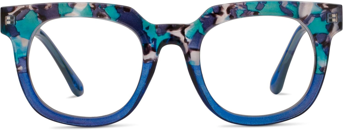 Peepers Women's Oprah's Favorite Showbiz Square Blue Light Glasses