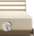 1000-Thread-Count King Fitted Sheet - Ivory 16in Deep Pocket